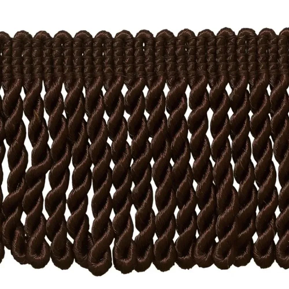 DeCopro  Mocha Brown 3" Bullion Fringe Trim Chocolate Fondu [6 Yards]
